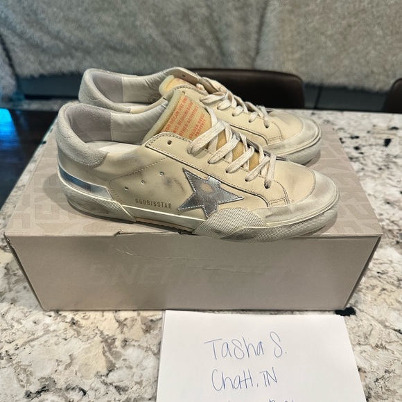 LIKE NEW WOMENS GOLDEN GOOSE SNEAKERS - Picture 4 of 7